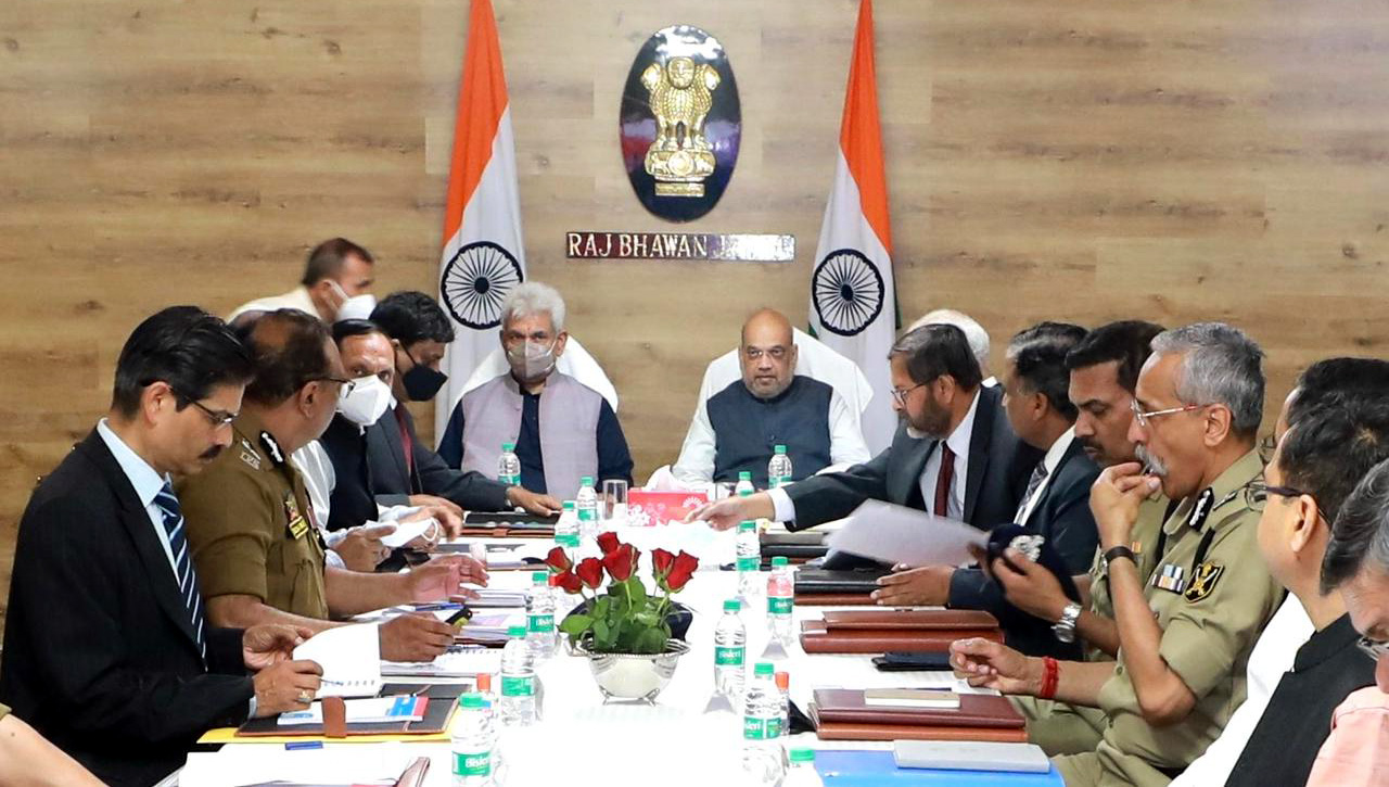 Amit Shah reviews security situation of J&K in Jammu – The INS News